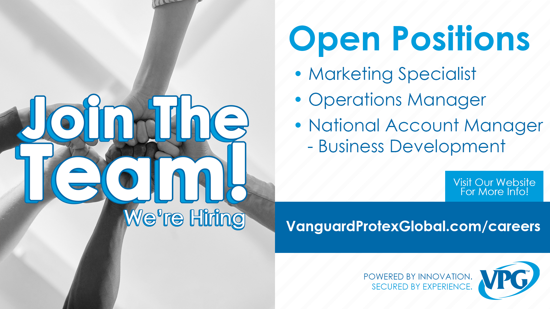 We're Hiring! We're Hiring!