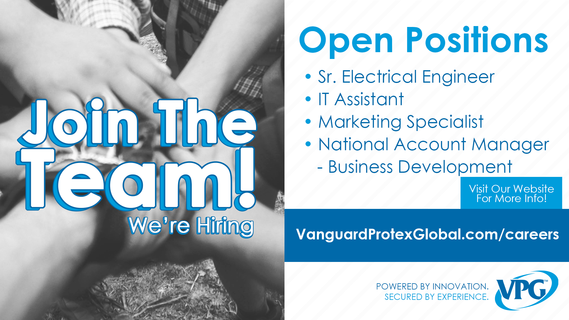 The VPG team continues to expand! The VPG team continues to expand!