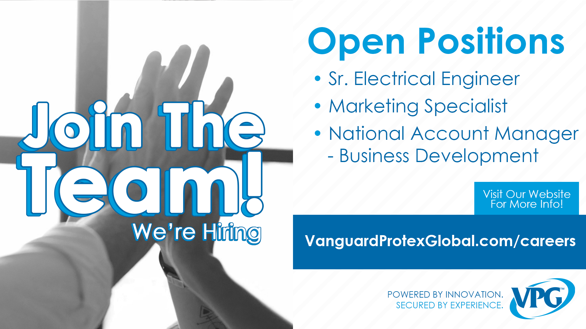 Join The VPG Team! Join The VPG Team!