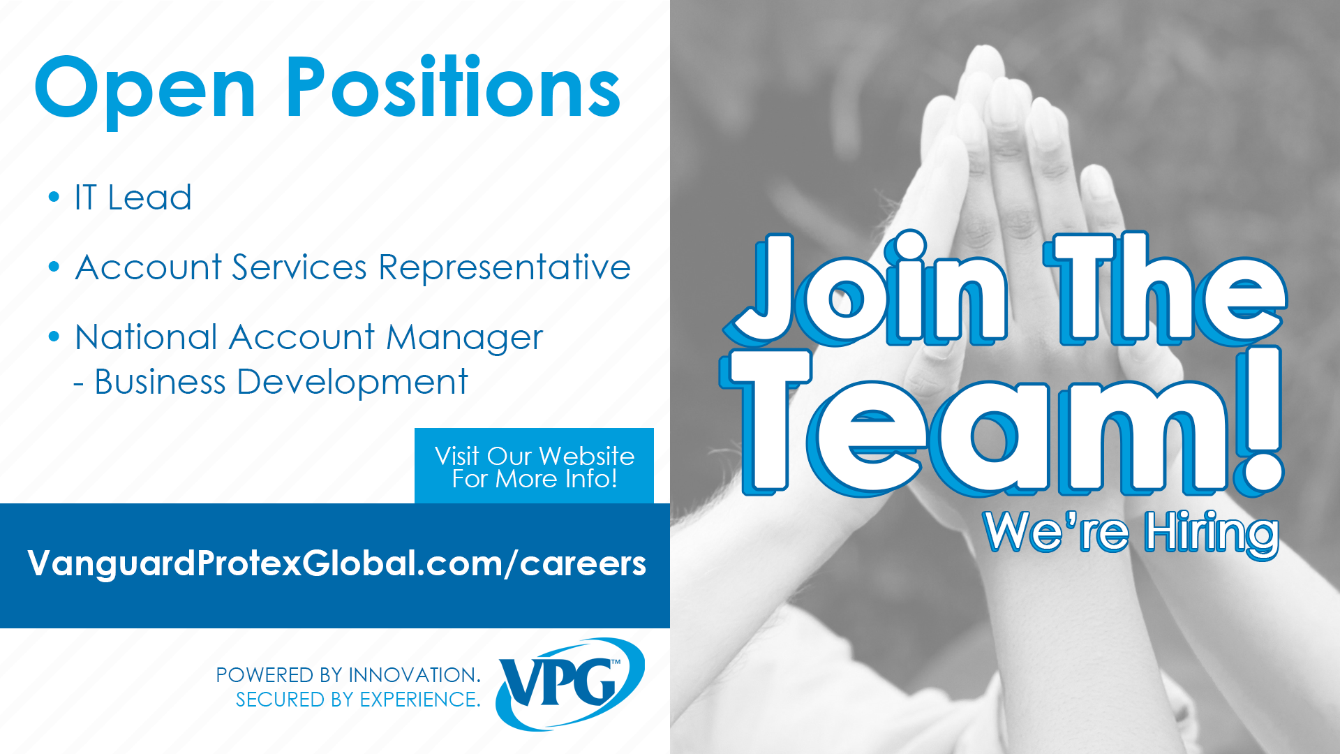 Join Our Dynamic Team! Join Our Dynamic Team!