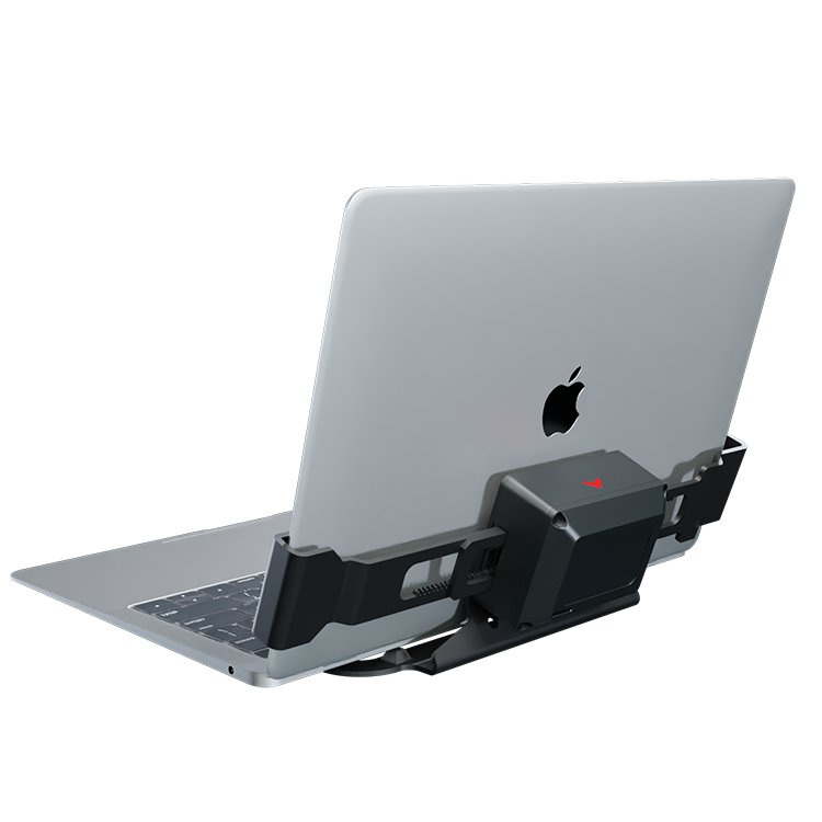 Titan Laptop - Silver Macbook - Back View