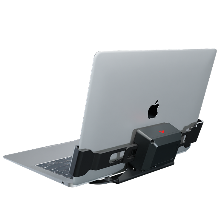 Titan Laptop - Silver Macbook - Back View