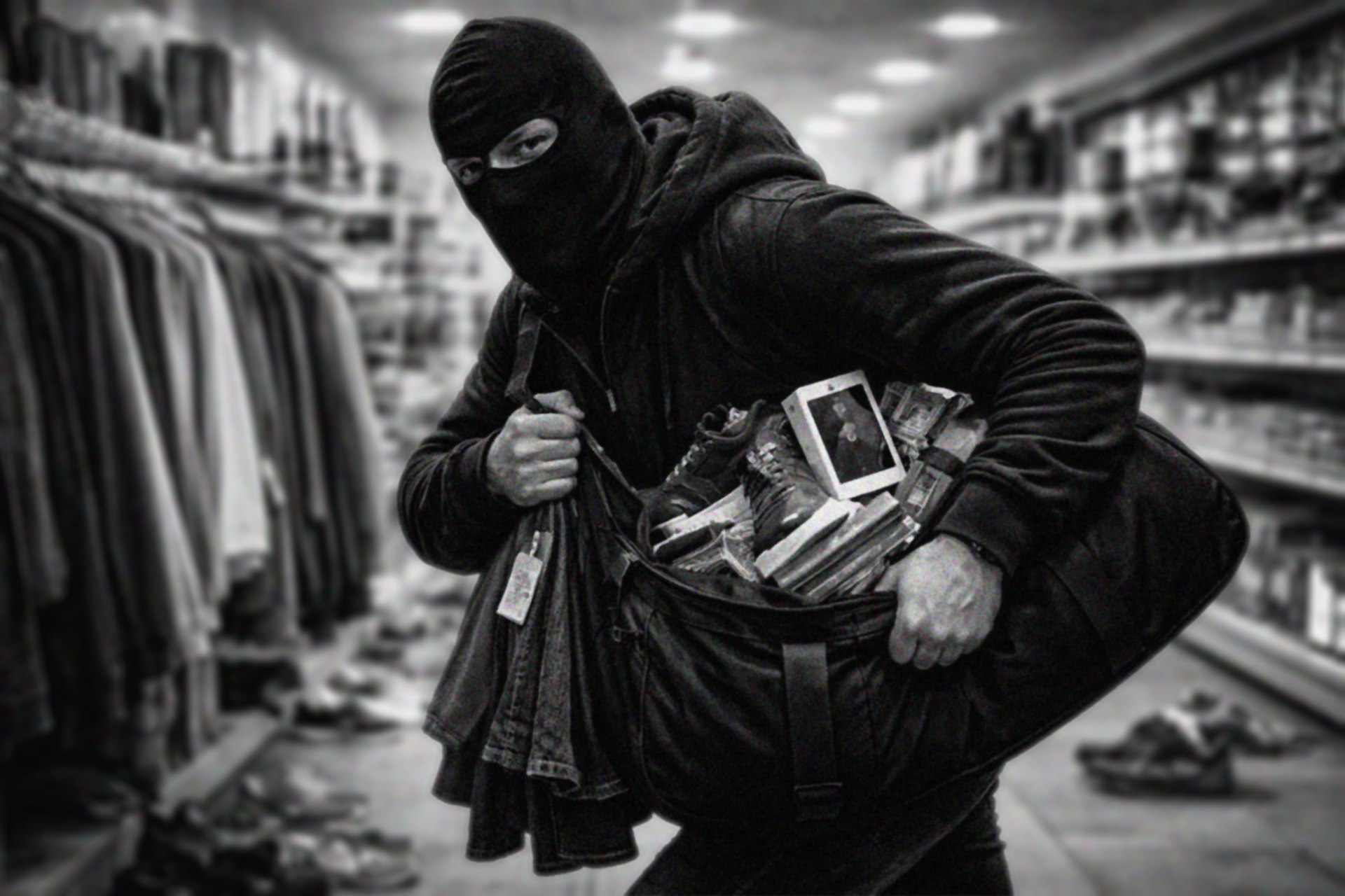 Theft Steal From Store